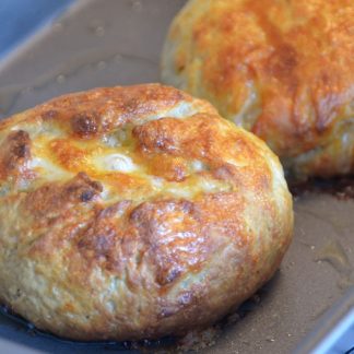 Cheesy Garbanzo Bean and Potato Flour Ciabatta Bread